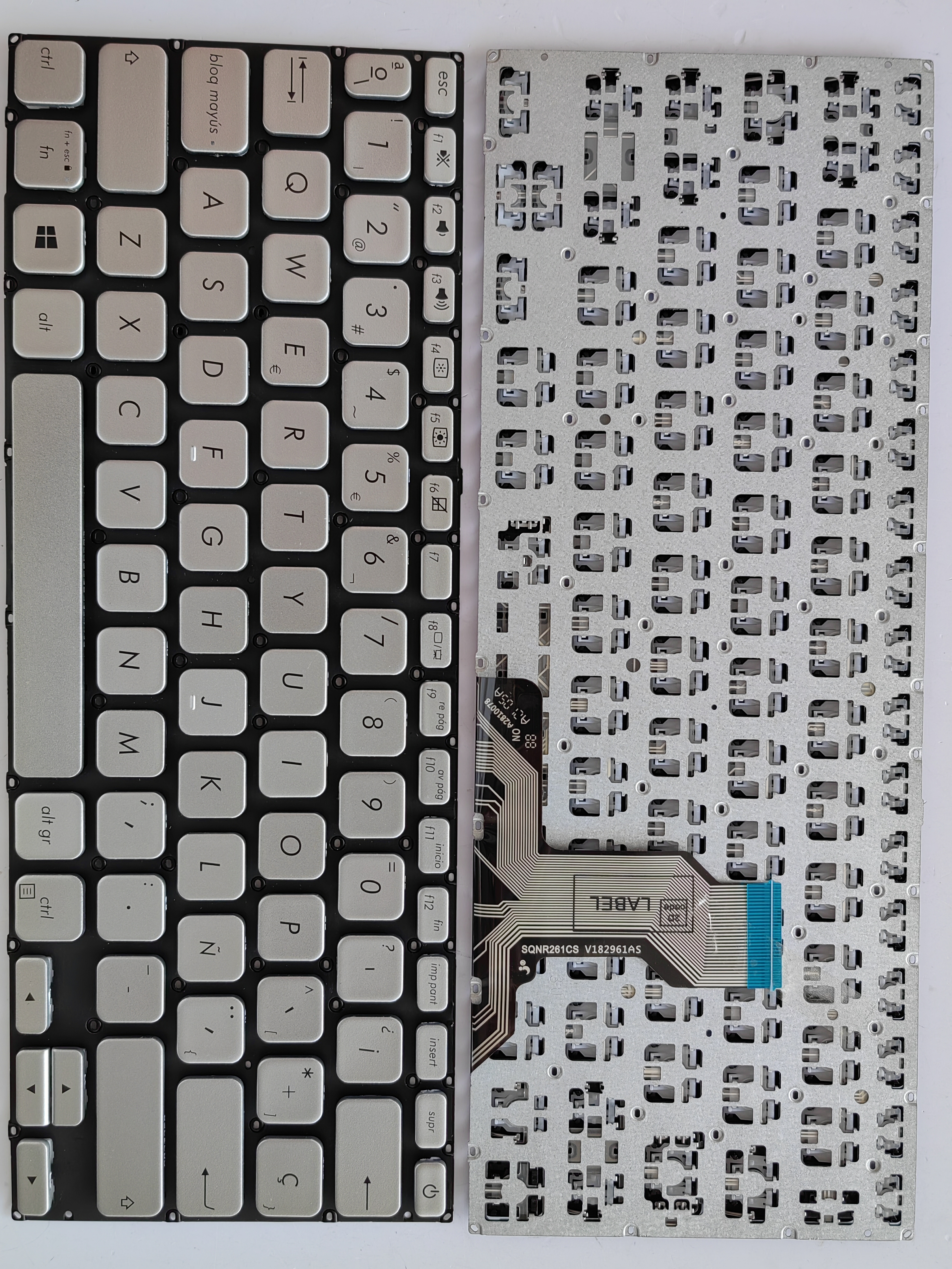 Picture of New Replacement Laptop Keyboard For ASUS X420F/Y406UA/Y406UF/V4000F press Enter SILVER (OEM) SP Layout